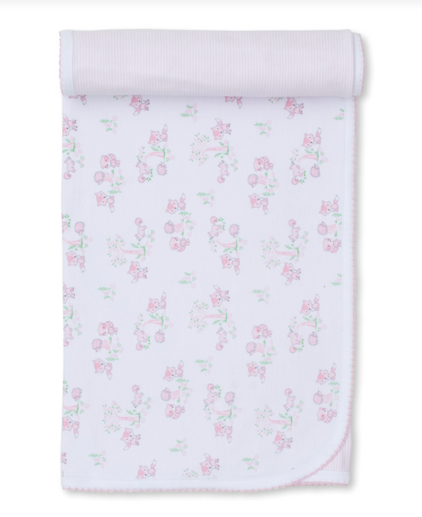 Forest Fun Blanket, Pink