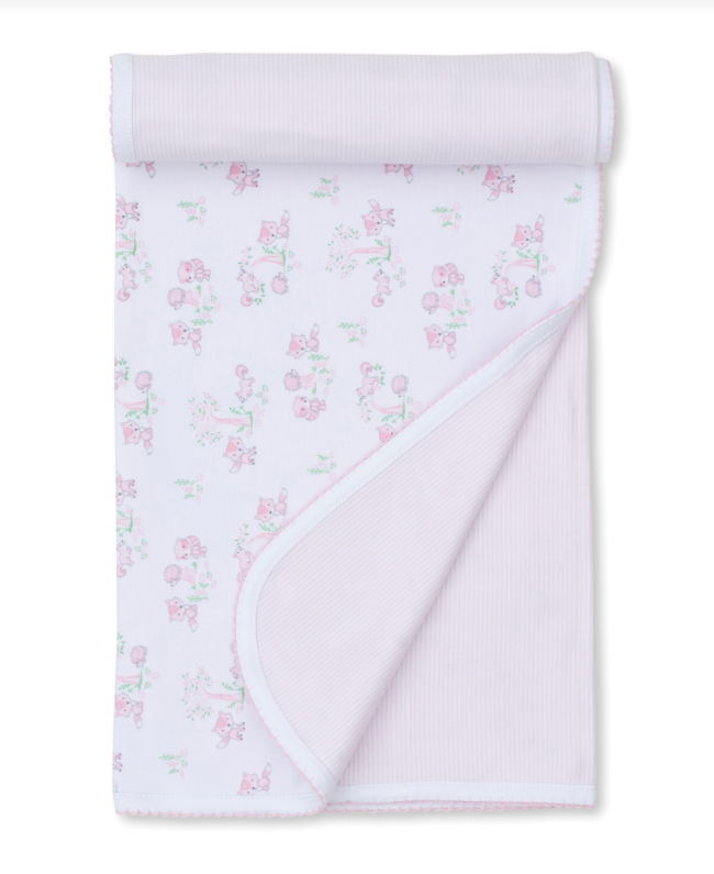 Forest Fun Blanket, Pink