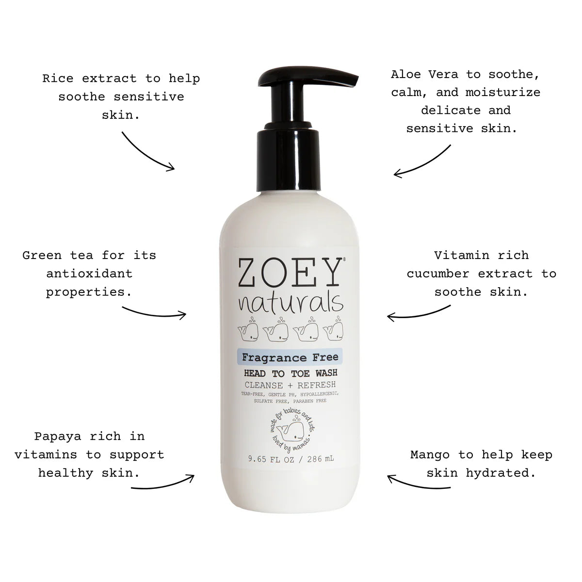Fragrance Free Head To Toe Wash