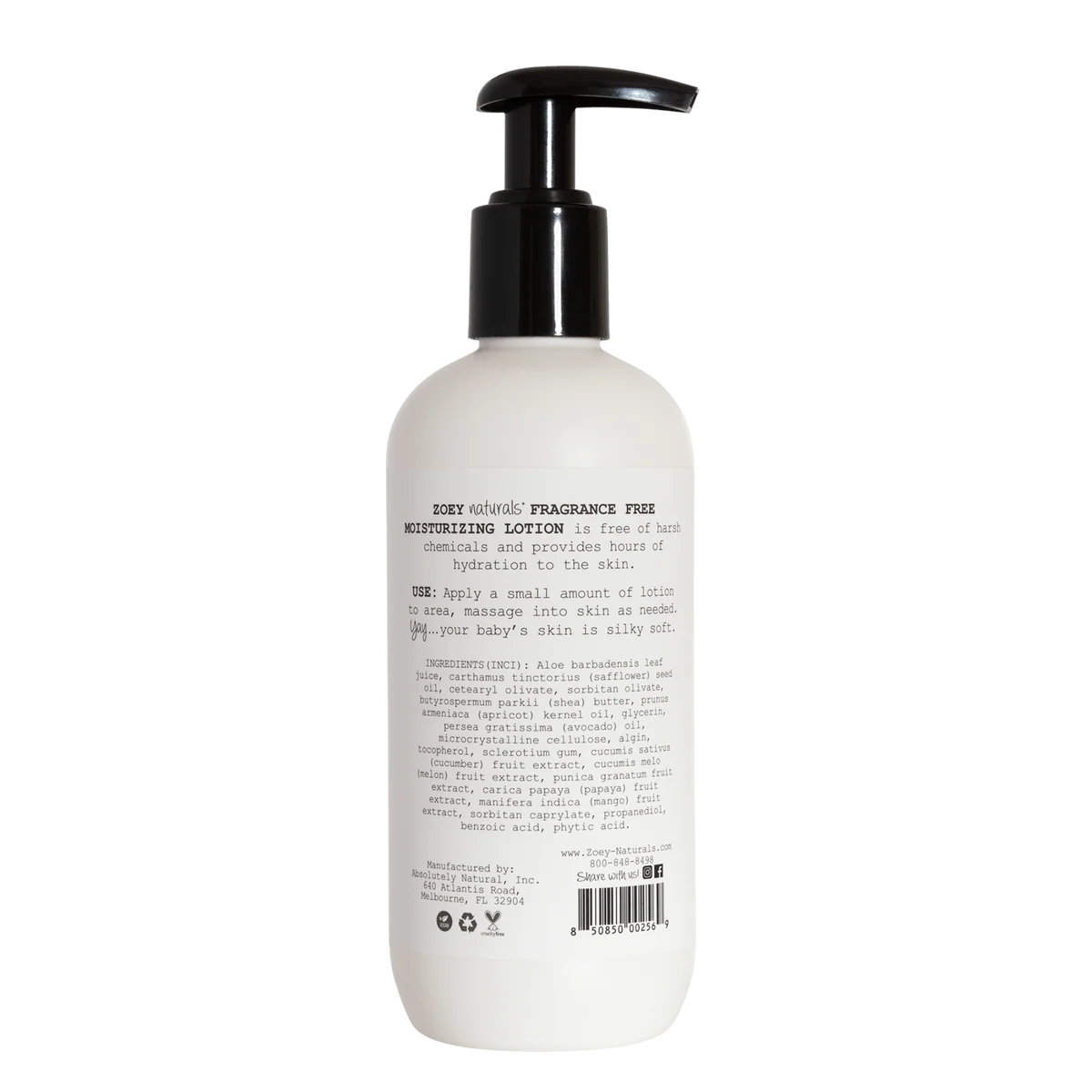 Fragrance Free Moisturizing Lotion