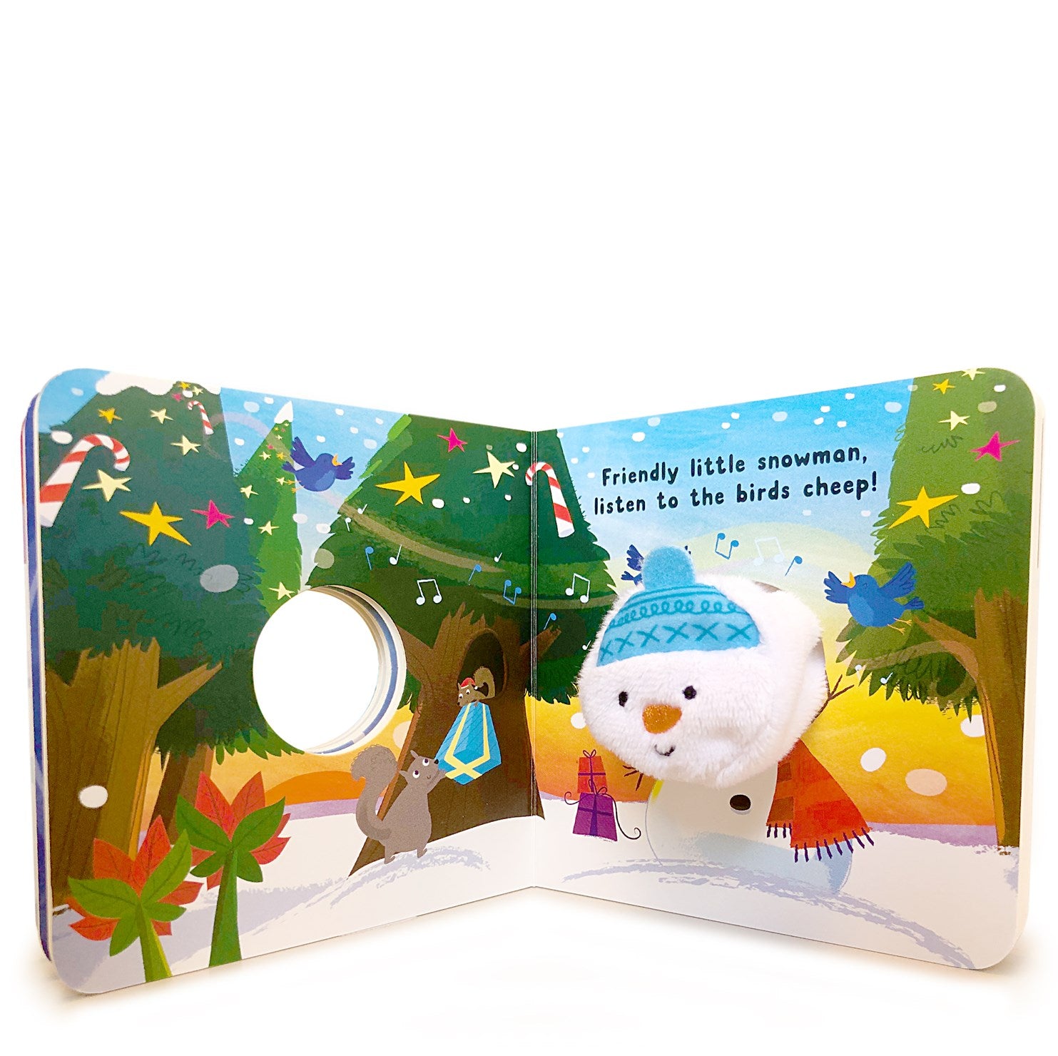 Friendly Little Snowman Puppet Book