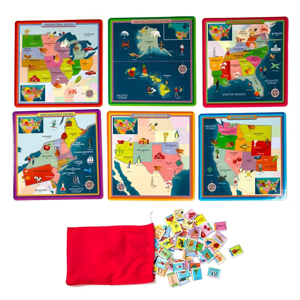Eeboo USA Geography Bingo