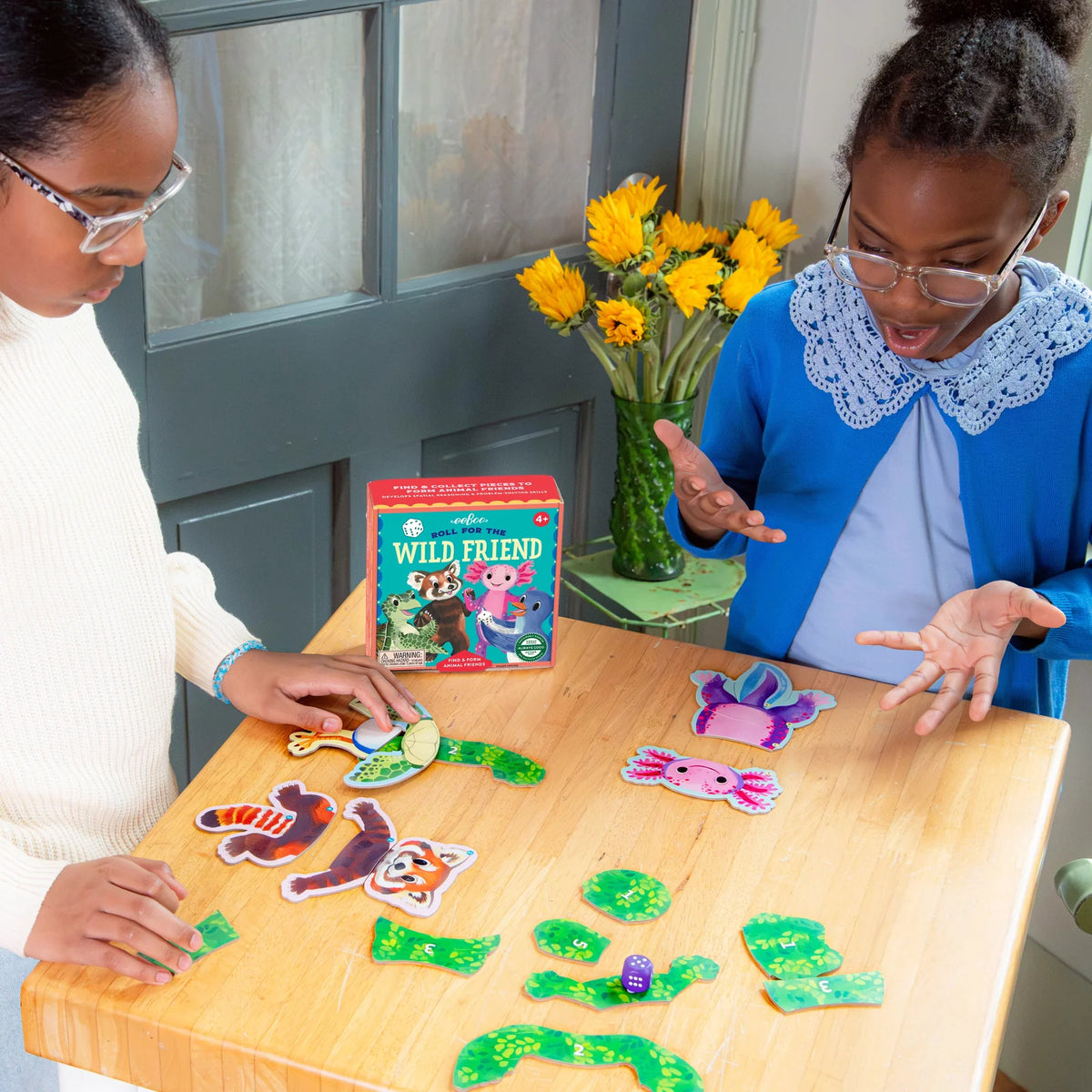Eeboo Wild Friend Dice Game