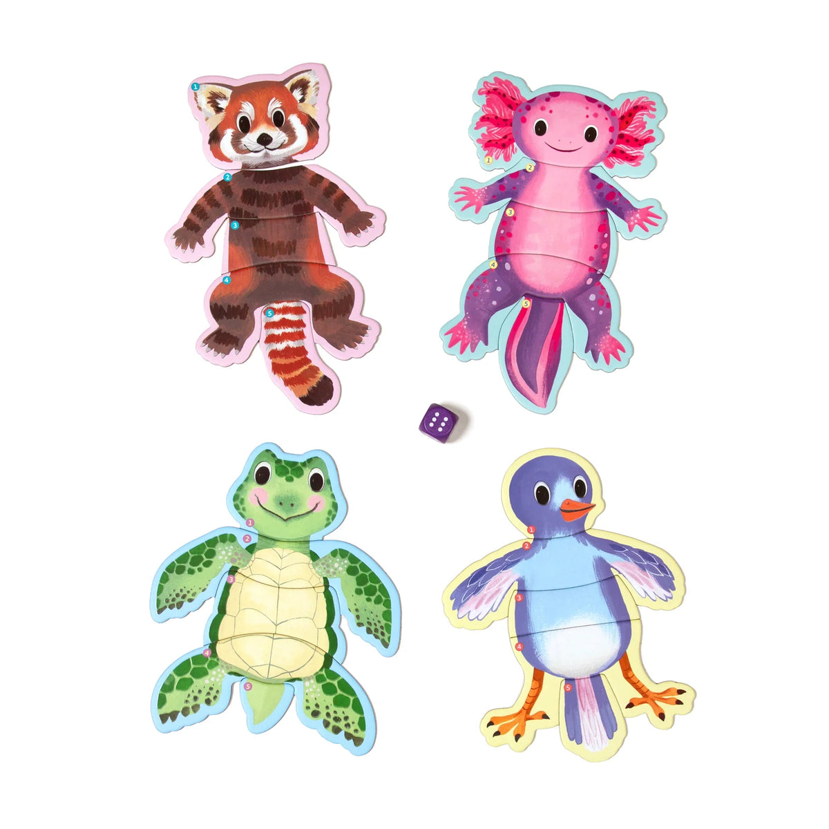 Eeboo Wild Friend Dice Game