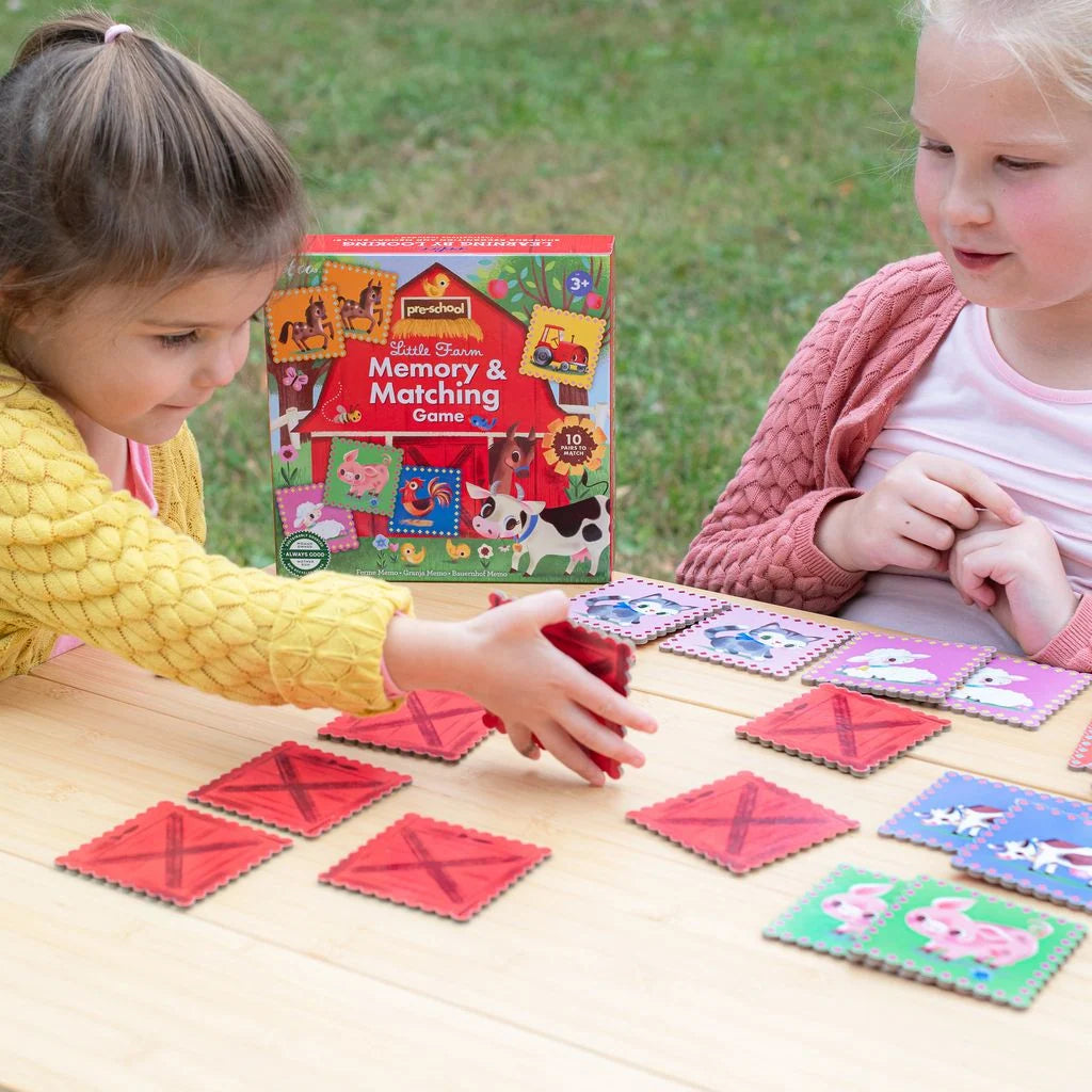 Eeboo Pre-School Little Farm Matching Game