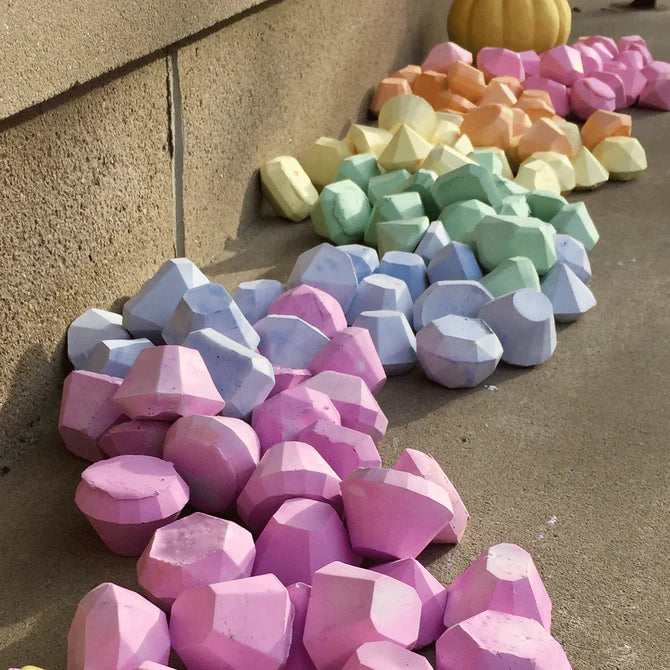 Gemstones - Handmade Sidewalk Chalk