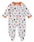 Ghostly Cheer Zip Footie