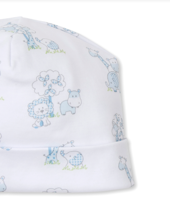 Gingham Jungle Hat, Blue