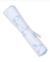 Giraffe Glee Burp Cloth, Blue