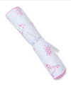 Giraffe Glee Burp Cloth, Pink