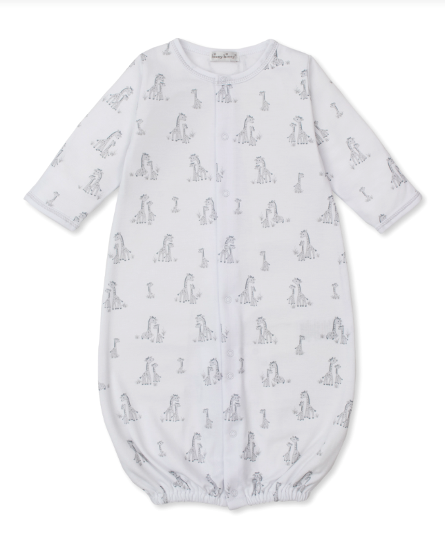 Giraffe Grace Silver Convertible Gown
