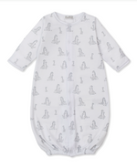 Giraffe Grace Silver Convertible Gown