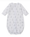 Giraffe Grace Silver Convertible Gown