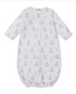 Giraffe Grace Silver Convertible Gown