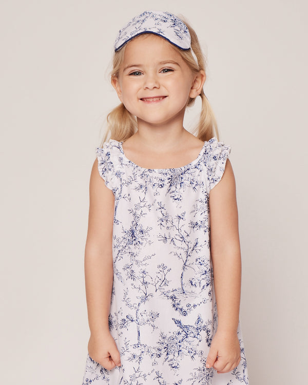 Girl's Twill Amelie Nightgown, Timeless Toile