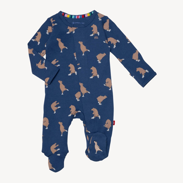 Gliding Through Life Organic Cotton Magnetic Footie