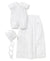 Kissy Kissy Graham Christening Convertible Gown & Hat Set