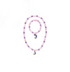 Great Pretenders Rainbow Necklace & Bracelet Set, Purple