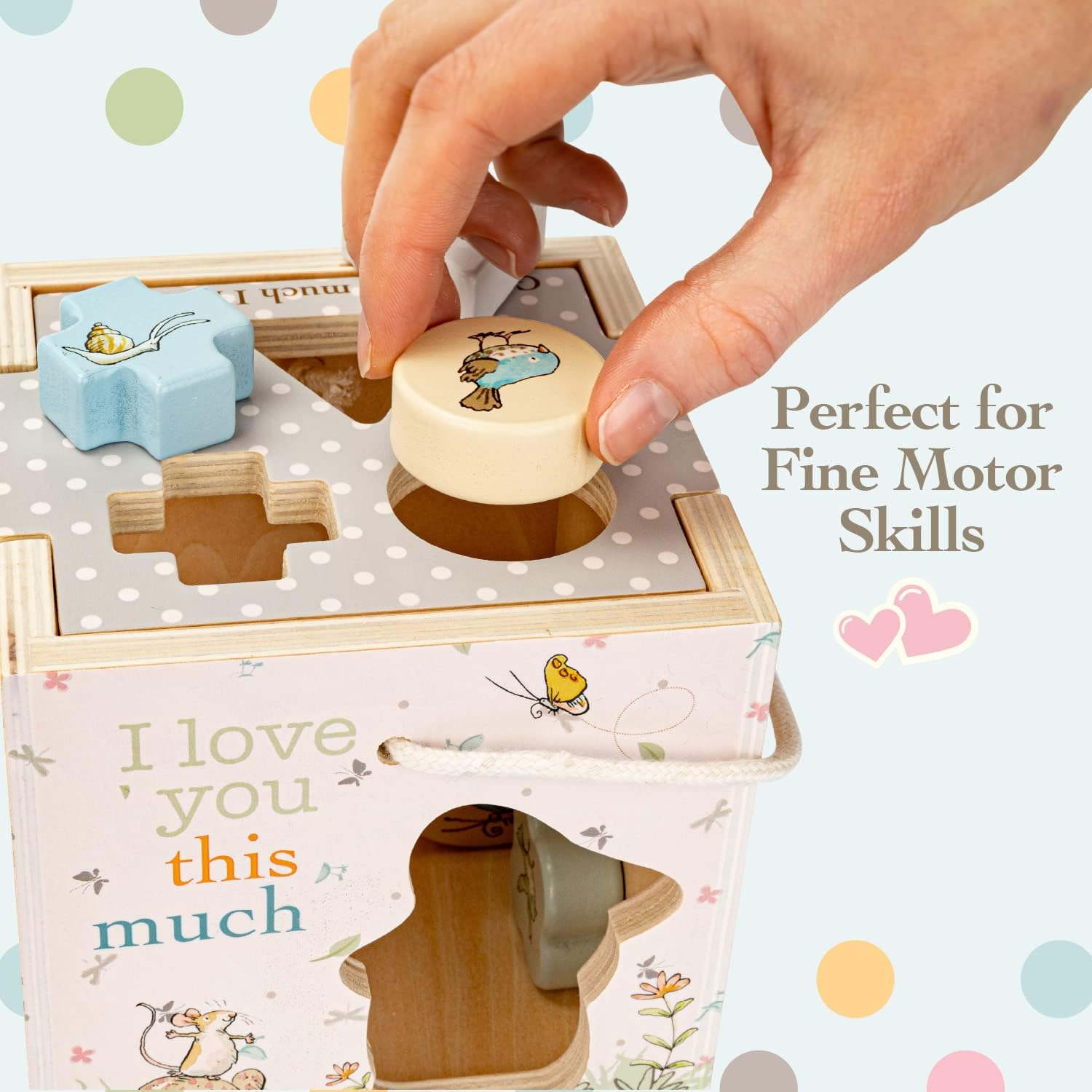 Guess How Much I Love You Wooden Montessori Shape Sorter