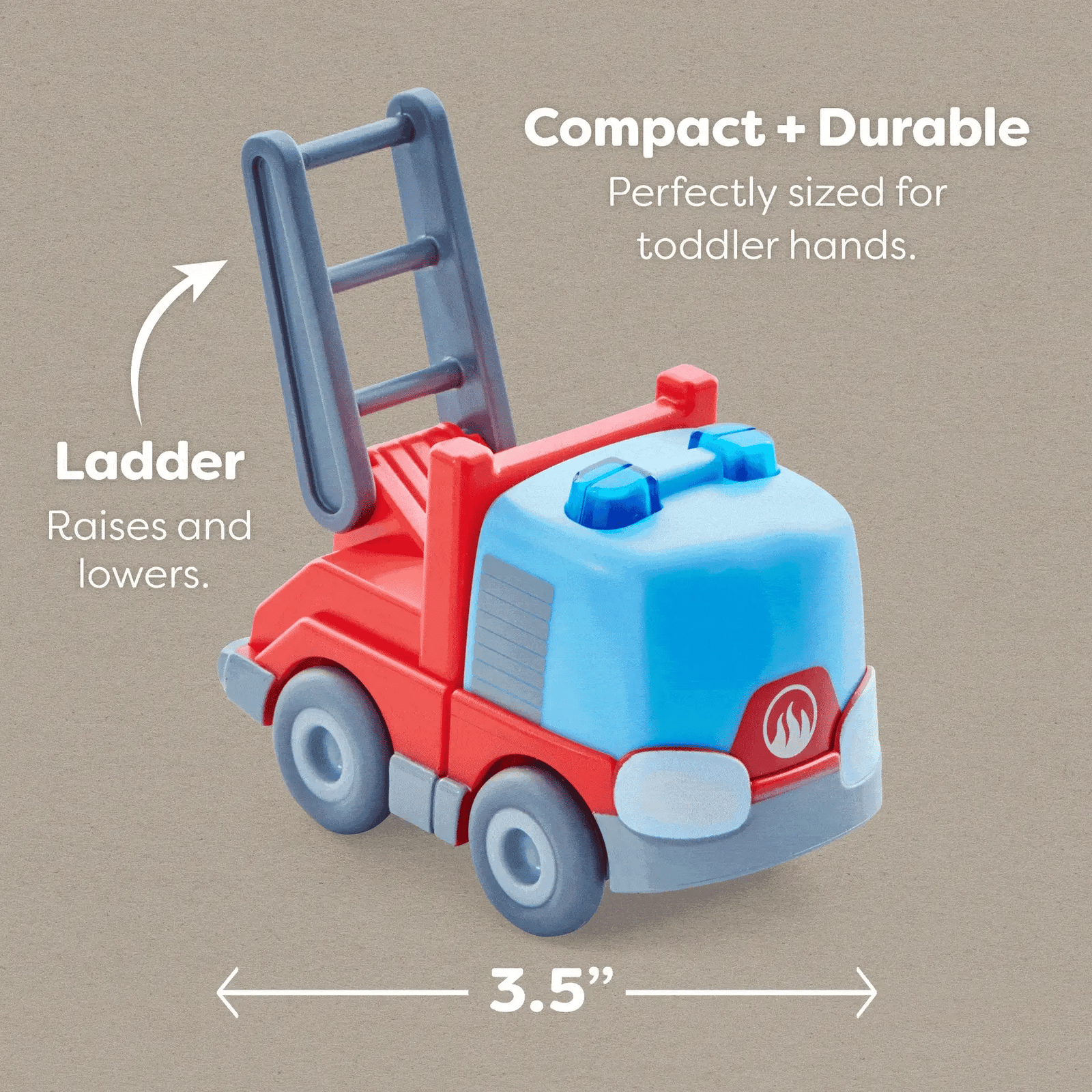 HABA Cars Fire Truck with Ladder & Momentum Motor