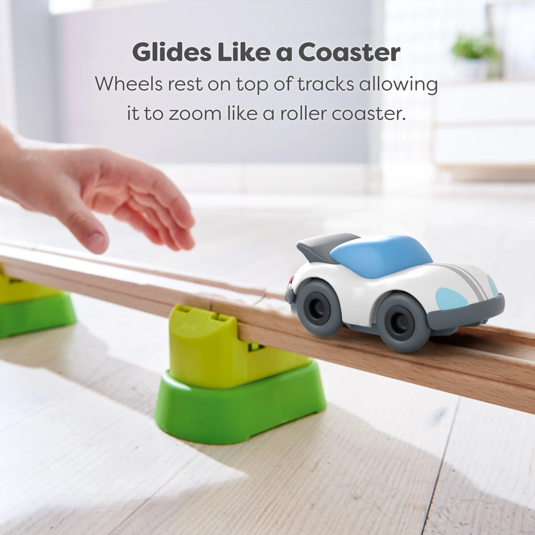 Aba Car Mathcing HABA Cars White Speedster with Momentum Motor – Kids 'N Kribs
