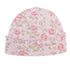 Baby Club Chic Velvet Petals Printed Pima Hat with Ruffle