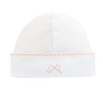 Baby Club Chic Pretty Bows Round Hat with Crochet Trim
