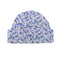 Blue Little Flowers Printed Round Hat