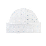 Blue Dots Round Hat