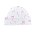 Tiny Baby Toys - Girl Printed Round Hat, Pink