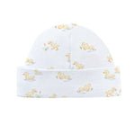 Baby Club Chic Tiny Baby Duckies Printed Pima Round Hat