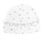 Pink Little Stars Hat with Ruffle