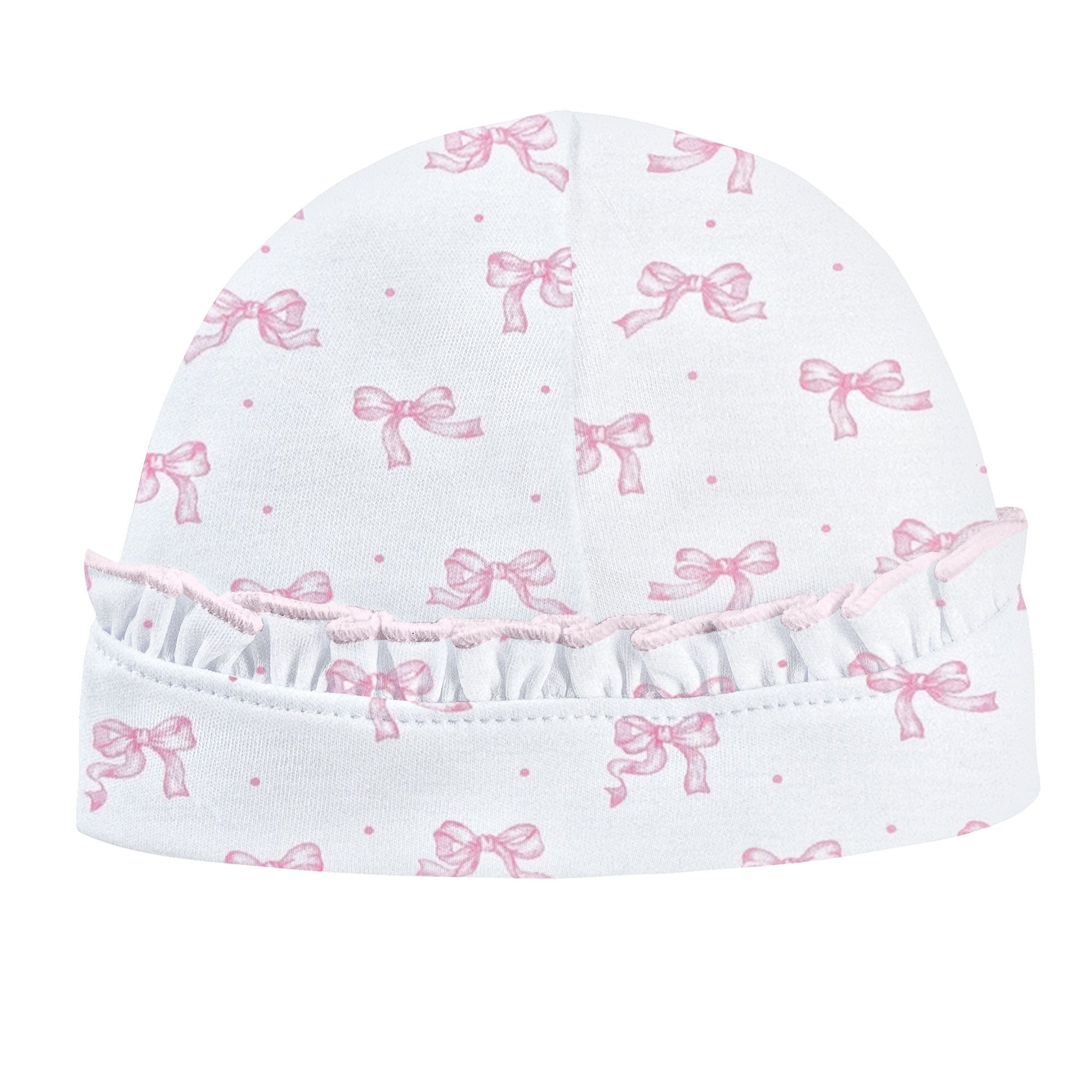 Tiny Pretty Bows Printed Hat w/Ruffle