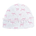 Baby Club Chic Tiny Pretty Bows Printed Hat w/Ruffle