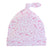 Tiny Flowers, Printed Hat With Knot, Pink