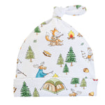 Forest Friends Printed Hat With Knot