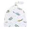 Airplanes Printed Hat With Knot