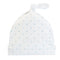 Baby Club Chic Blue Dots Hat with Knot
