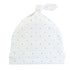 Baby Club Chic Blue Dots Hat with Knot
