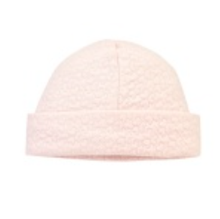 Hearts Beanie Hat, Pink