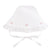 Baby Club Chic Little Bows Ruffled Ruffled Bonnet with Embroidery