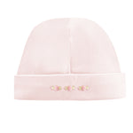 Baby Club Chic Sweet Roses Beanie Hat with Embroidery