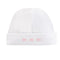 Baby Club Chic Little Bows Beanie Pink Hat with Embroidery