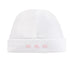 Baby Club Chic Little Bows Beanie Pink Hat with Embroidery