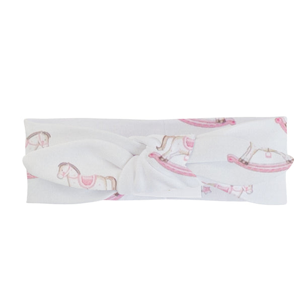 Cute Rocking Horse Headband, Pink