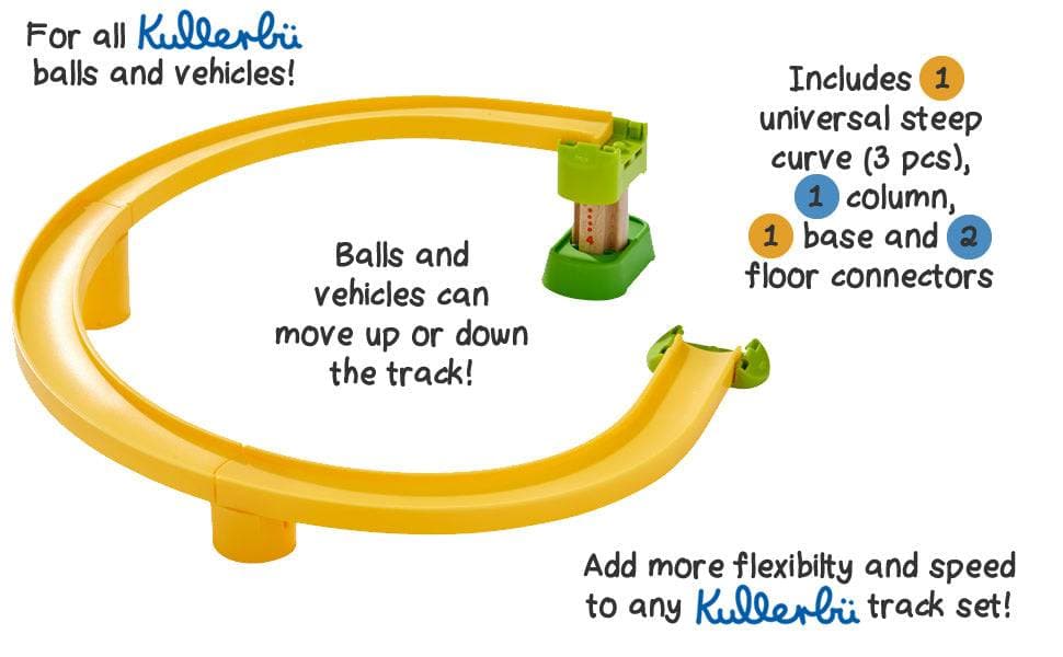 Haba Kullerbu Universal Steep Curve Track Accessory