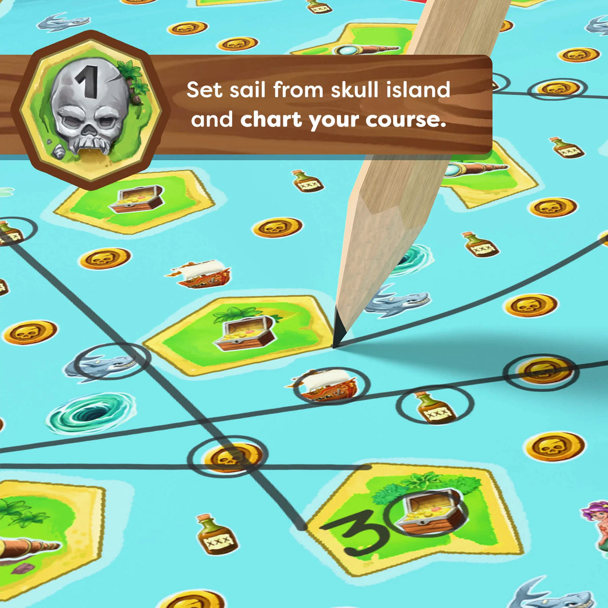 Haba Pencil Pirates Treasure Hunt Game