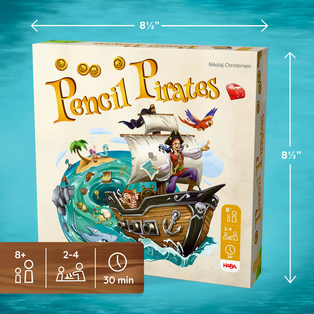 Haba Pencil Pirates Treasure Hunt Game