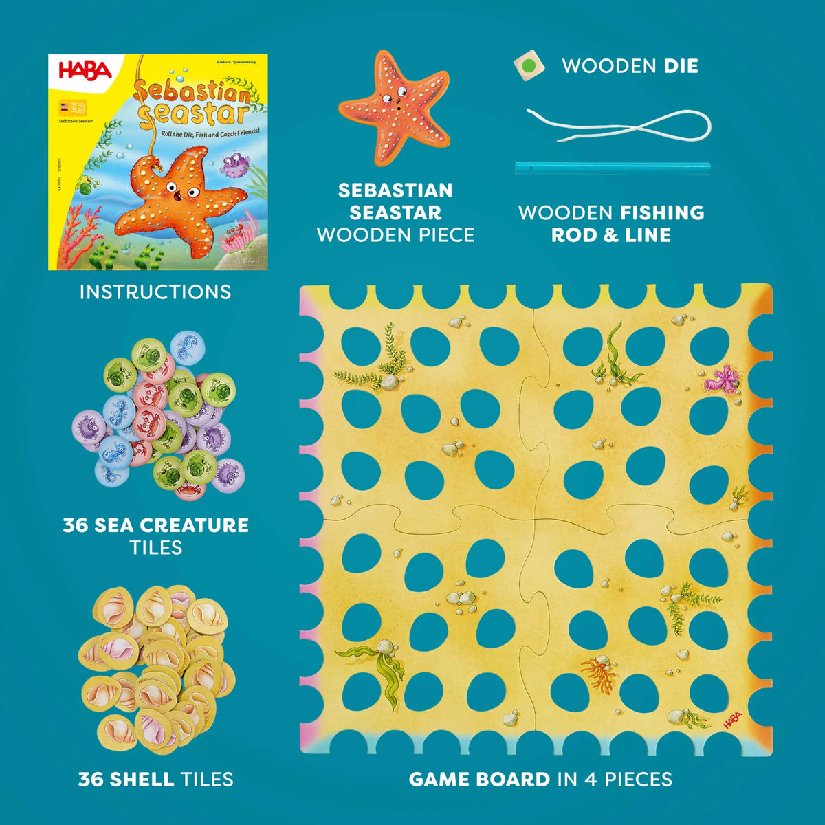 Haba Sebastian Sea Star Fishing Game