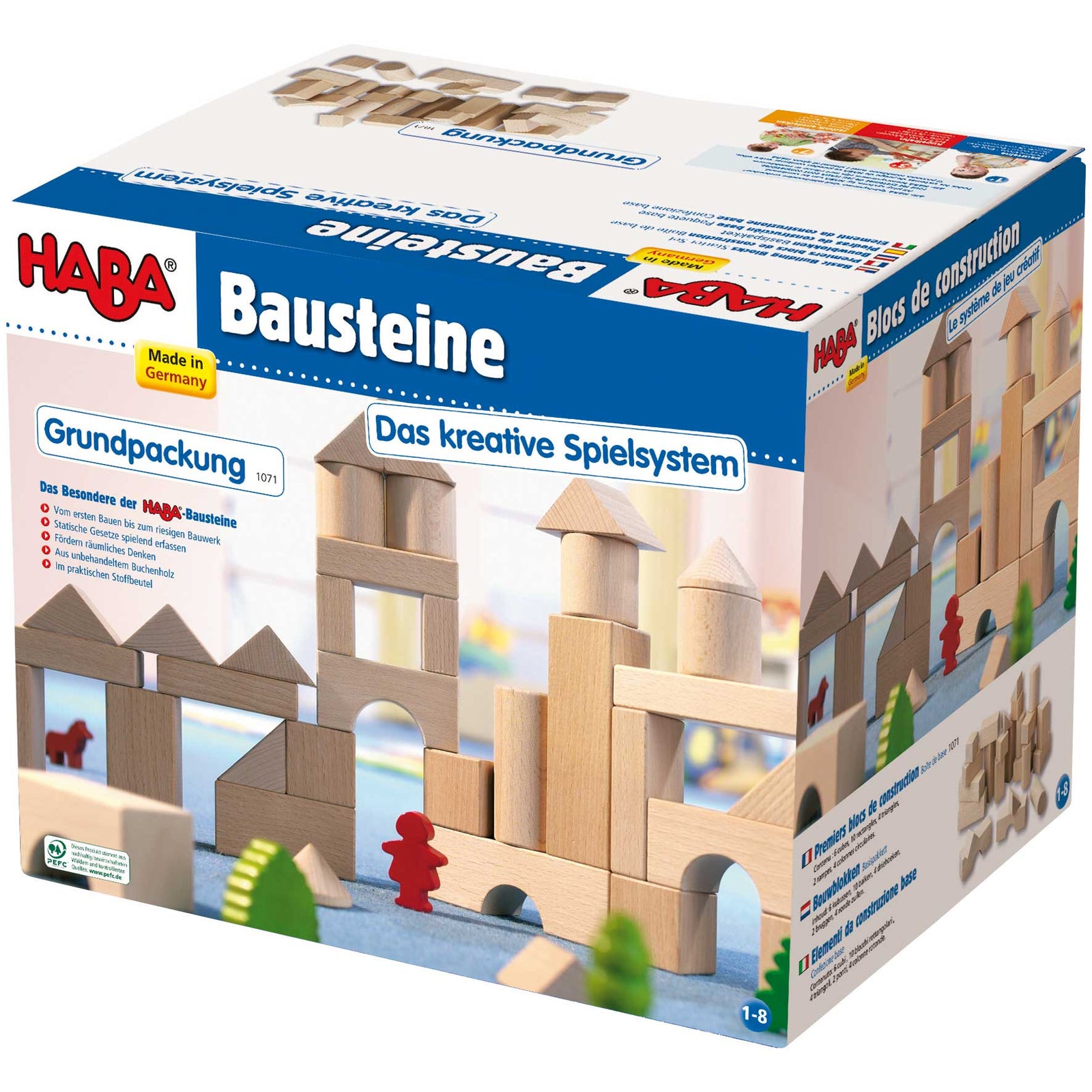 Haba Basic Building Blocks 26 Piece Starter Set